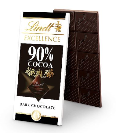 شکلات تلخ 90% لینت – 100 گرمی