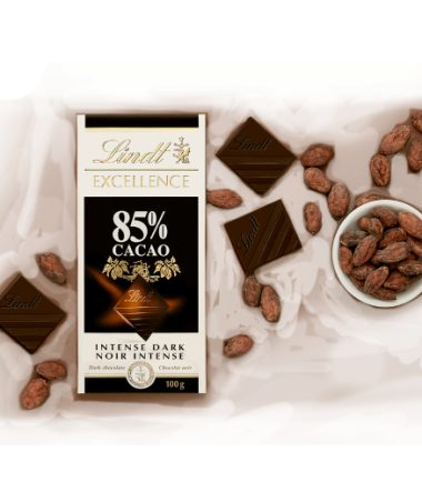 شکلات تلخ 85% لینت – 100 گرمی